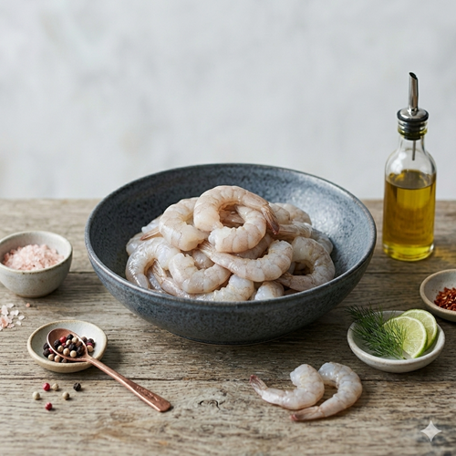 Prawns  / Eral Medium Size - Cleaned Deshelled Deveined
