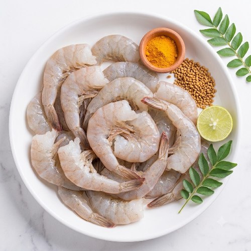 White Prawns  - Cleaned Deshelled Deveined