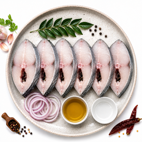 Black Pomfret - Slices
