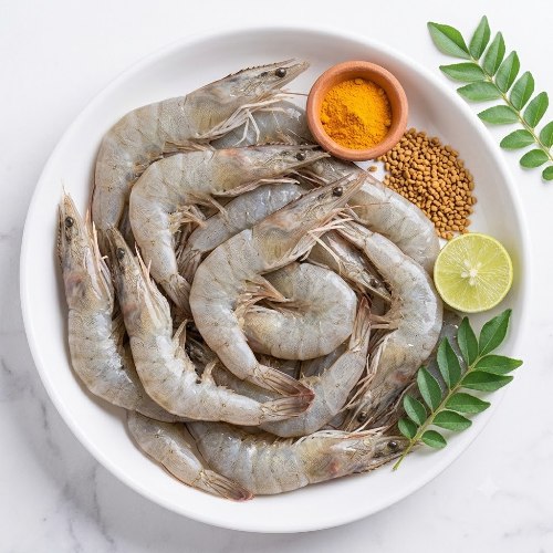 White Prawns - Medium Size (Whole Uncleaned)